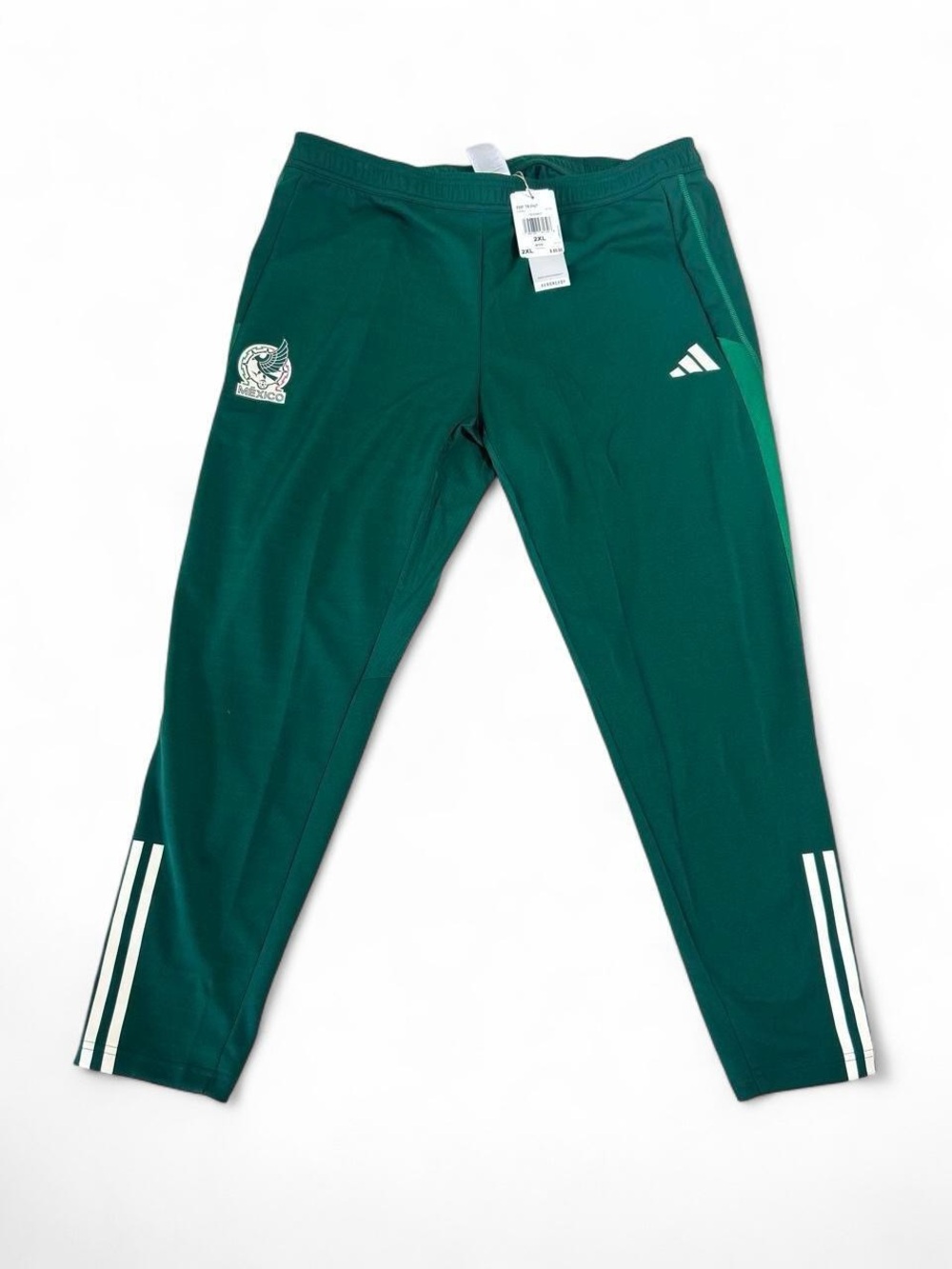 ADIDAS Mexico Soccer Track Pants Green 2XL NWT Training Pants